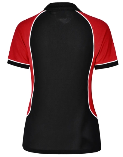 Picture of Winning Spirit, Ladies TrueDry Tri-colour S/S Pique Polo